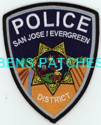 San Jose Police Emerald Society Embroidered Collector's Patch
